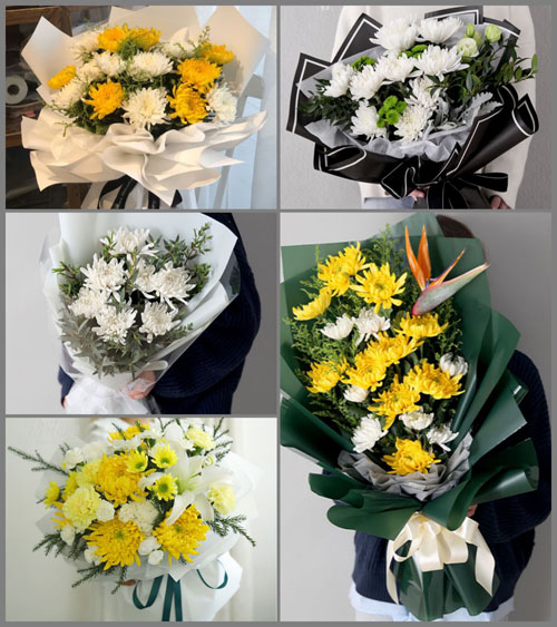 湖南湘潭湘乡市泉塘镇沙河村白事花束代送